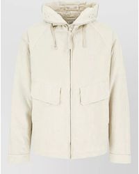 C.P. Company - Hooded Coat Front Pockets Adjustable Cuffs - Lyst