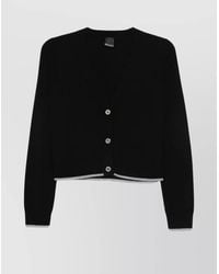 Pinko - V-Neck Long Sleeve Knitwear Trim - Lyst