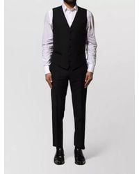 Dolce & Gabbana - Wool Silk Slim-Fit Three-Piece Single-Breasted Tuxedo - Lyst