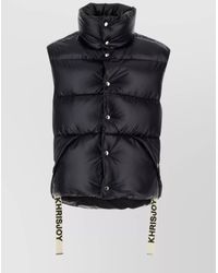 Khrisjoy - Nylon Sleeveless Shiny Down Puffer Jacket - Lyst