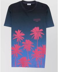 Moschino - Crew Neck Shirt Short Sleeves Ombre Graphic - Lyst