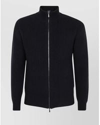 Drumohr - Merino Wool Half Zip Sweater - Lyst