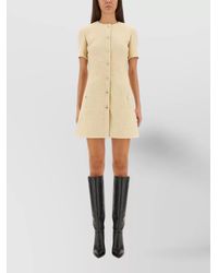 Gucci - Textured Wool Tweed Dress - Lyst