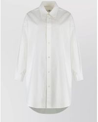 MM6 by Maison Margiela - Cotton Oversized Shirt - Lyst