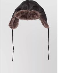 P.A.R.O.S.H. - Hat Featuring Ear Flaps And Faux Fur - Lyst