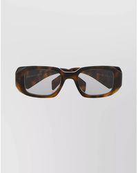 Prada - Acetate Sunglasses Featuring Rectangular Design - Lyst