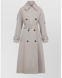 Sportmax - Double-Breasted Belted Trench Coat - Lyst