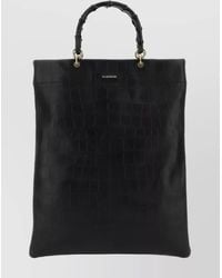 Jil Sander - Market Tote Leather Tote Bag - Lyst