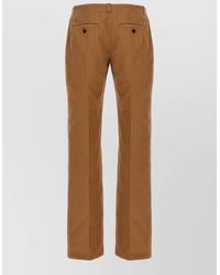 McQueen - Chino Trousers Belt Loops Side Pockets - Lyst