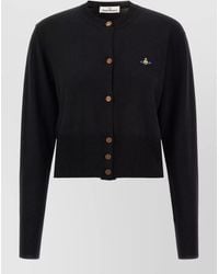 Vivienne Westwood - Silk Wool Cropped Cardigan - Lyst