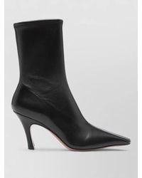 AMINA MUADDI - Jamie Ankle Boots Pointed Toe Leather - Lyst