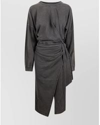Isabel Marant - Midi Wrap Dress Long Sleeves - Lyst