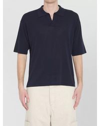 Roberto Collina - Cotton Polo Shirt Regular Fit Short Sleeves - Lyst