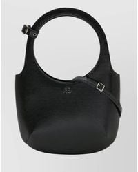 Courreges - Holy Handbag Varnished Leather Shoulder Bag - Lyst