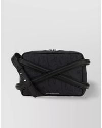McQueen - Nylon Graffiti-Print Crossbody Bag - Lyst