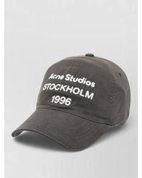 Acne Studios - Cotton Logo Baseball Cap - Lyst