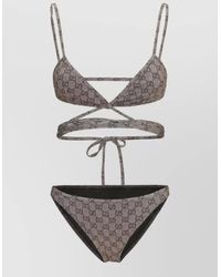 Gucci - Polyester Bikini Bodysuit - Lyst