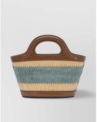 Marni - Woven Dual Handles Detachable Strap Tote Bags - Lyst