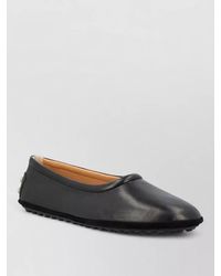 Tod's - Leather Studded Ballerina Flats - Lyst