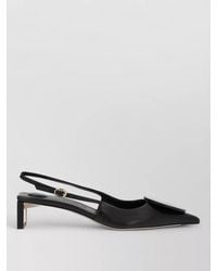 Jacquemus - Slingback Sandals Block Heel Pointed Toe - Lyst