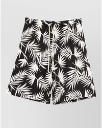 Laneus - Swim Shorts Knee Length Print Pockets - Lyst