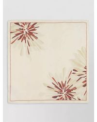 Brunello Cucinelli - Silk Floral-Print Square Scarf - Lyst