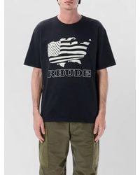 Rhude - Banner Cotton T-Shirt Tshirt - Lyst