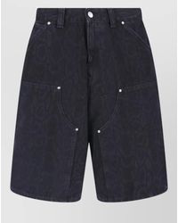 Carhartt - Straight Shorts Belt Loops Side And Back Pockets - Lyst