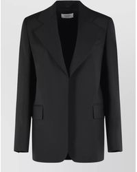 Sportmax - Tenace Virgin Wool Oversized Blazer Jacket - Lyst