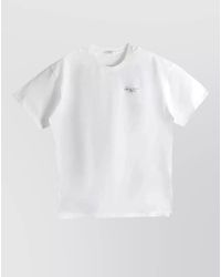 Givenchy - Cotton T Shirt Short Sleeves Crew Neck Straight Hem - Lyst