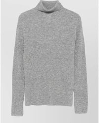 Fabiana Filippi - Turtleneck Top Long Sleeves Ribbed Slim Fit - Lyst