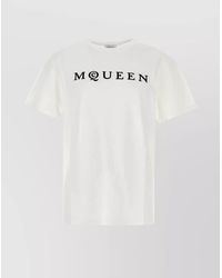 McQueen - Cotton T-Shirt - Lyst