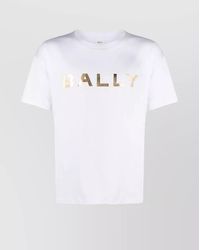 Bally - Organic Cotton Logo Print Short-Sleeve T-Shirt - Lyst