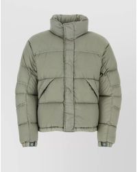 C.P. Company - Quilted High Neck Down Jacket With Adjustable Hemline - Lyst
