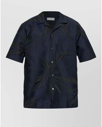 Dries Van Noten - Printed Short-Sleeve Camp-Collar Shirt - Lyst