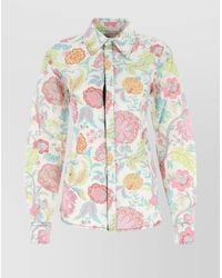 Marine Serre - Floral-Print Shirt - Lyst