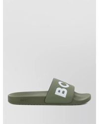 BOSS - Flat Sole Open Toe Slide Sandals - Lyst
