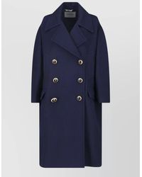 Balenciaga - Double-Breasted Wool Coat - Lyst