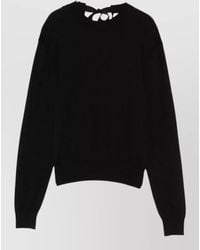 Lanvin - Crew Neck Long Sleeve Knit Top - Lyst