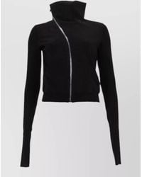 Rick Owens - Mountain High Collar Long Sleeve Jacket - Lyst