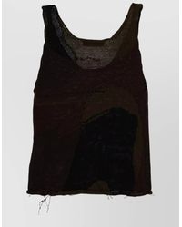 Our Legacy - Sleeveless Scoop Neck Camouflage Knit Top - Lyst