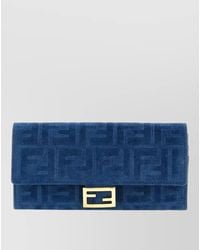 Fendi - Continental Baguette Chain Strap Wallet Clutch - Lyst