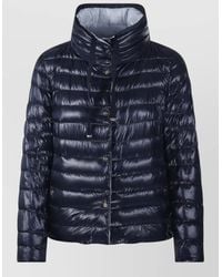 Herno - Reversible High Collar Down Puffer Jacket - Lyst