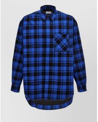 Off-White c/o Virgil Abloh - Checked Flannel Shirt Jacket - Lyst