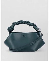 Ganni - Bou Mini Leather Shoulder Bag - Lyst