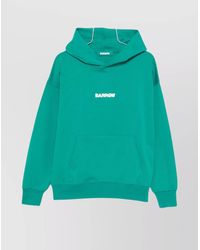 Barrow - Cotton Logo-Print Hoodie - Lyst
