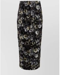 Max Mara - Tulle And Sequin Pencil Skirt - Lyst