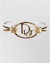 Dior - Cuff Bracelet Open Design Polished Finish - Lyst