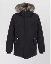 Mackage - Leather Trimmed Down Parka - Lyst
