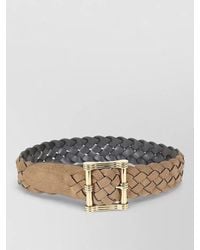 Etro - Leather Reversible Belt - Lyst